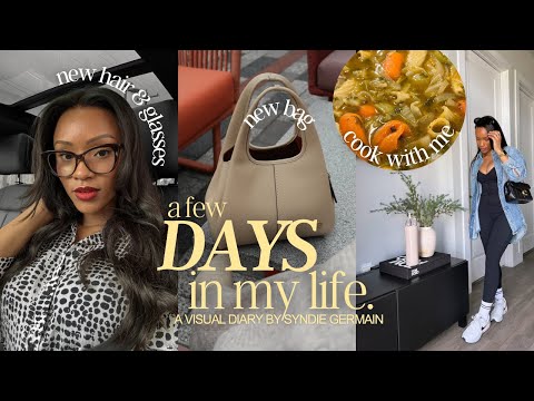 visual diary ᥫ᭡ new hair, soup joumpu recipe, new coach bag, weekly vlog | Beautifully Syndie