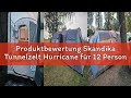 Produktbewertung Skandika Tunnelzelt Hurricane für 12 Personen | Camping Zelt mit/ohne eingenähtem Z