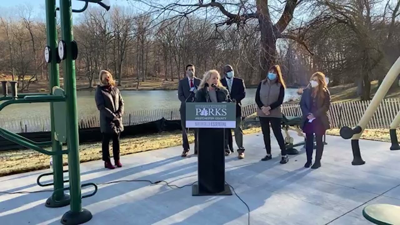 New Fitness Area at Tibbetts Brook Park, Yonkers