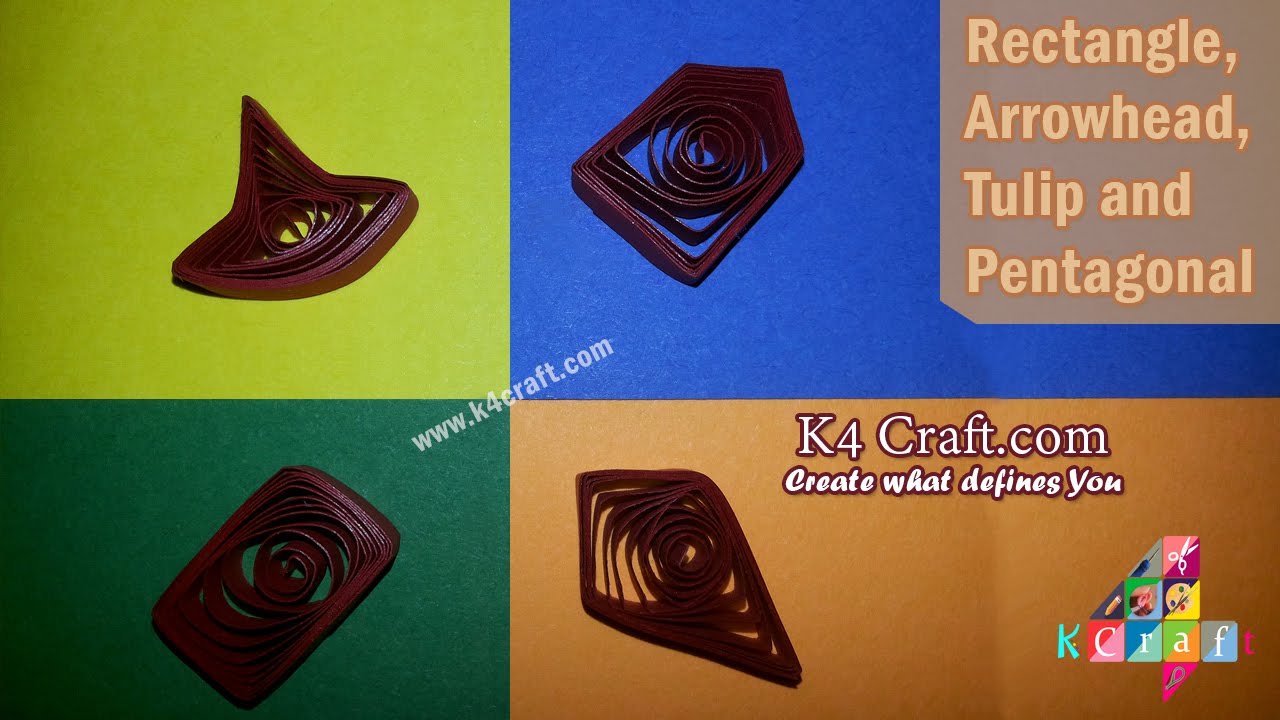 Learn How to make quilling 
