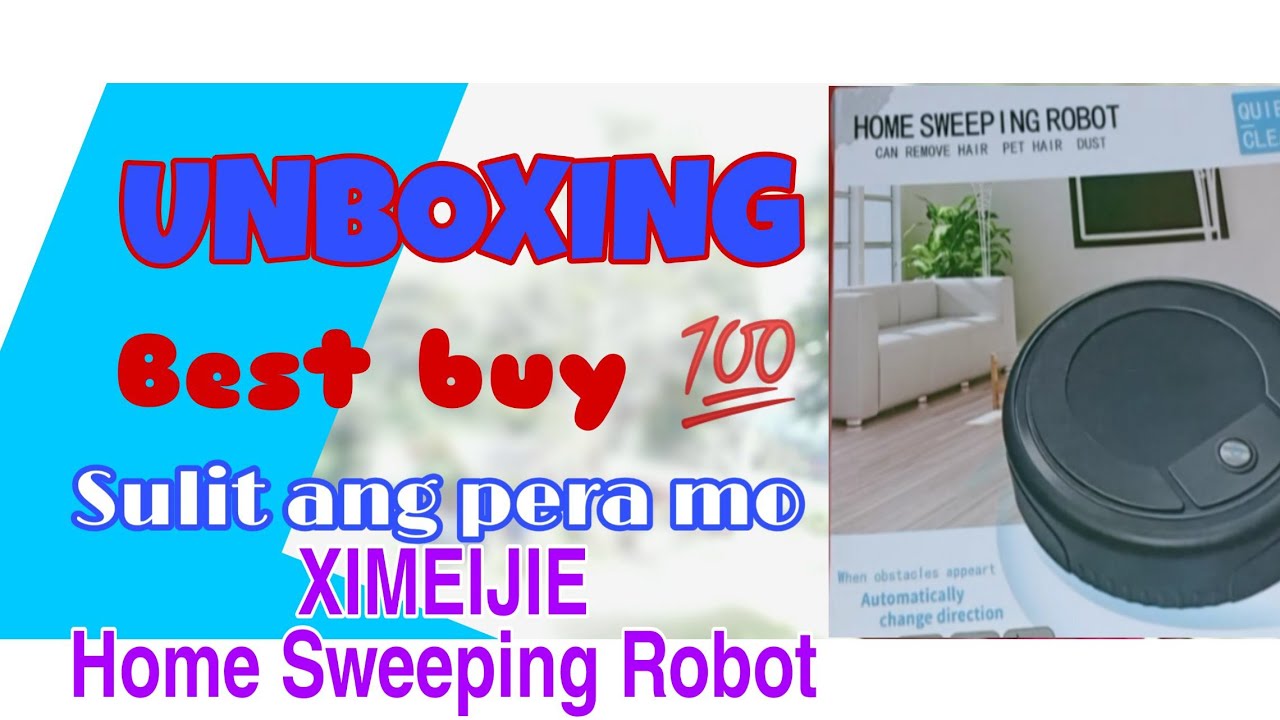 XIMEIJIE Home Sweeping Robot - Unboxing 