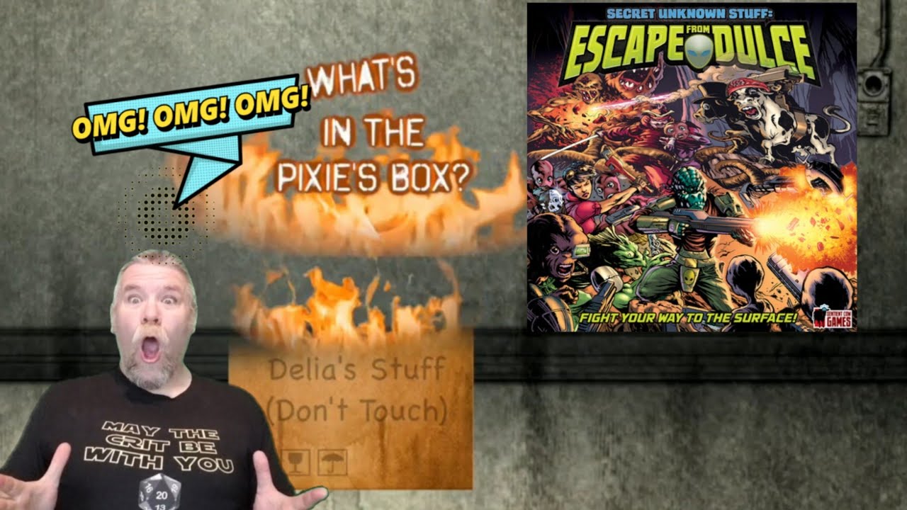 Secret Unknown Stuff: Escape from Dulce By Sentient Cow Games - What's in the Pixie's Box mofongo que es