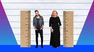 How Much Taller? - Liam Payne vs Adele!