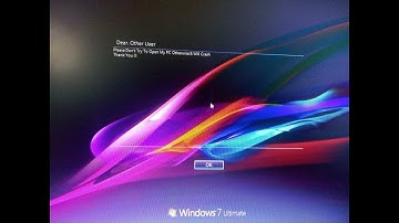 How To Set A Customize  Text Message In Windows Logon Screen In Windows 7.