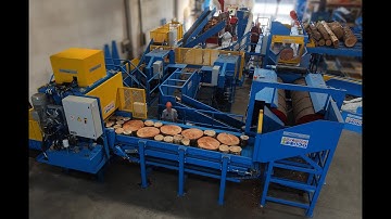 Giant Industrial Firewood Plant — Full Cutting, Splitting & Material Handling Process! PPC V1750 700