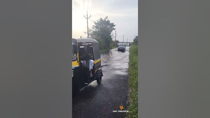 നെടുപുഴ -കോടന്നൂർ റൂട്ടിൽ പാടത്ത് വെള്ളം കയറിയിട്ടുണ്ട് ശ്രദ്ധിക്കുക #viralvideo #shorts #trending