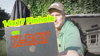 14x17 Pinhole & Gum Over Cyanotype!