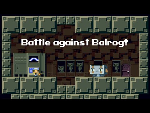 Cave Story+ Let's Play #2! Battle against Balrog!