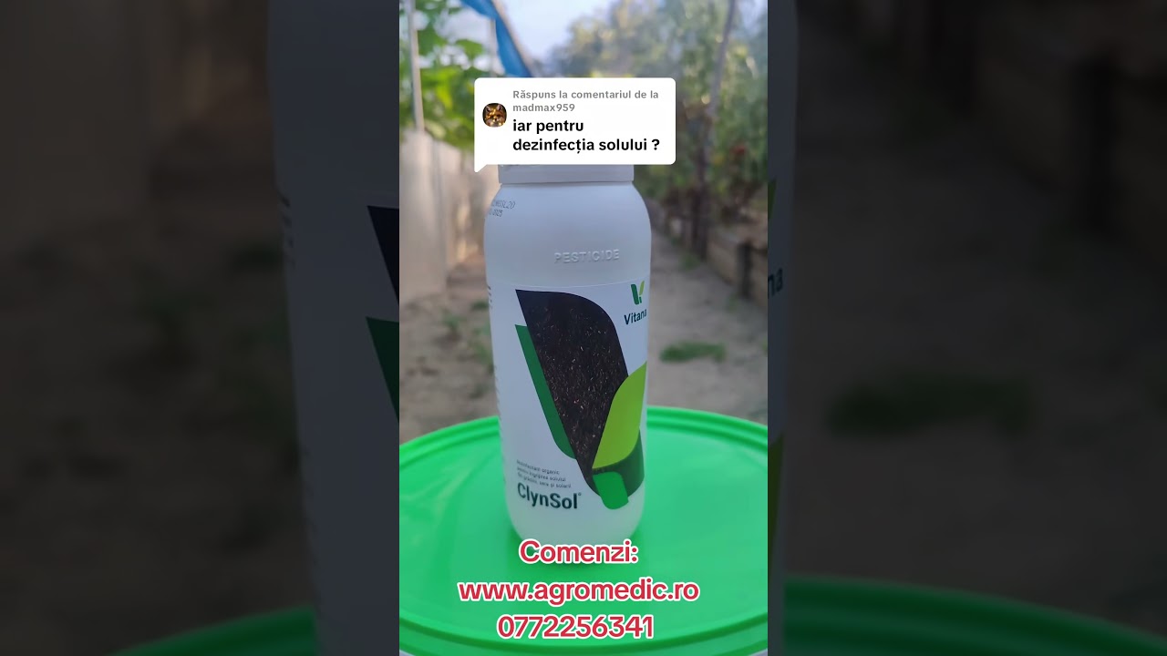 Iar pentru dezinfectarea solului? 