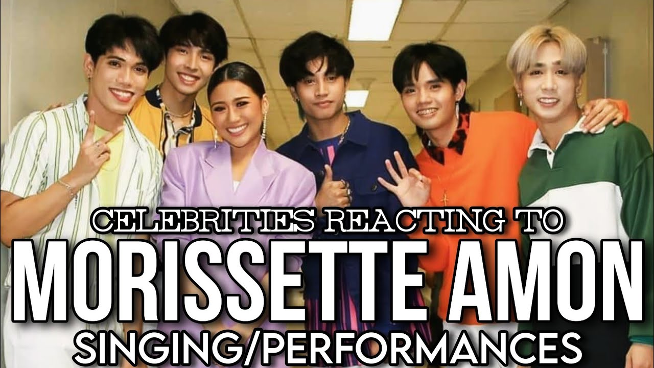 Celebrities Reacting To Morissette Amon Seventeen Sb19 And More Youtube