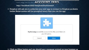 Integration with Dropbox using Mule ESB