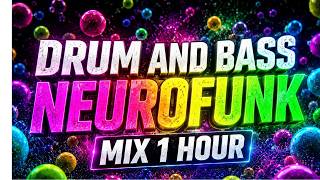 Aggressive Neurofunk Drum & Bass Mix Dark Bass Energy | 1 Hour DnB