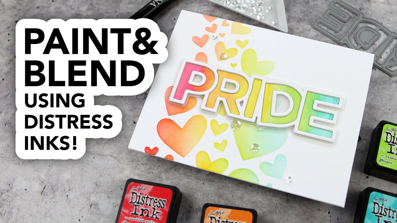 Paint & blend with the same inks for awesome results!