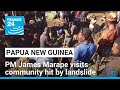 Papua New Guinea leader visits community hit by landslide • FRANCE 24 English