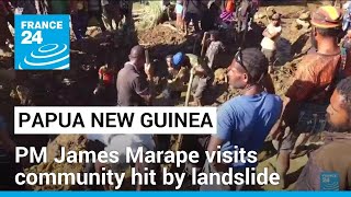 Papua New Guinea leader visits community hit by landslide • FRANCE 24 English