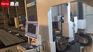 ACME High-Speed Tube Laser in real production,from ACME Customer's Factory
