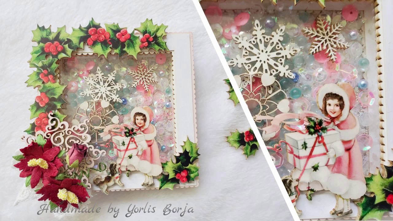 Christmas Shaker Frame by Yorlis Borja