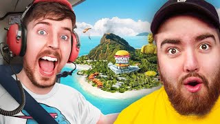 Reacting to I Gave My 100,000,000th Subscriber an Island