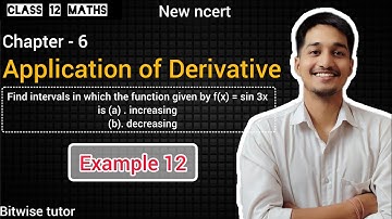 Application of derivatives example 12 | example 12 chapter 6 class 12