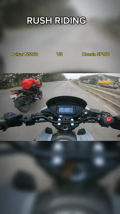 Pulsar NS160 Vs Honda Sp 160 Rush Riding #shorts #hondasp160 #viral #pulsarns160 #rush #biker #rider