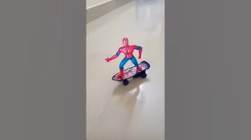 Spiderman Toy Skate Board 