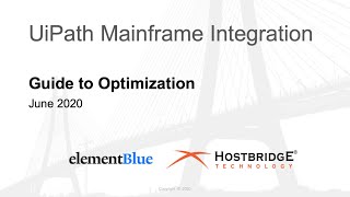 UiPath Mainframe Integration webinar June 2020