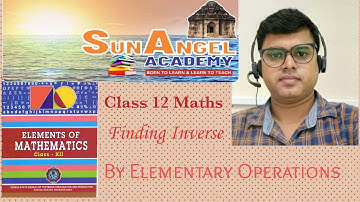 Inverse of the Matrix by Elementary Transformation in Odia. CHSE, CBSE