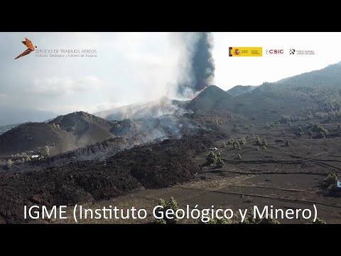 Vuelo Dron 02 (25/9/21). Erupción Cumbre Vieja, La Palma. IGME-CSIC
