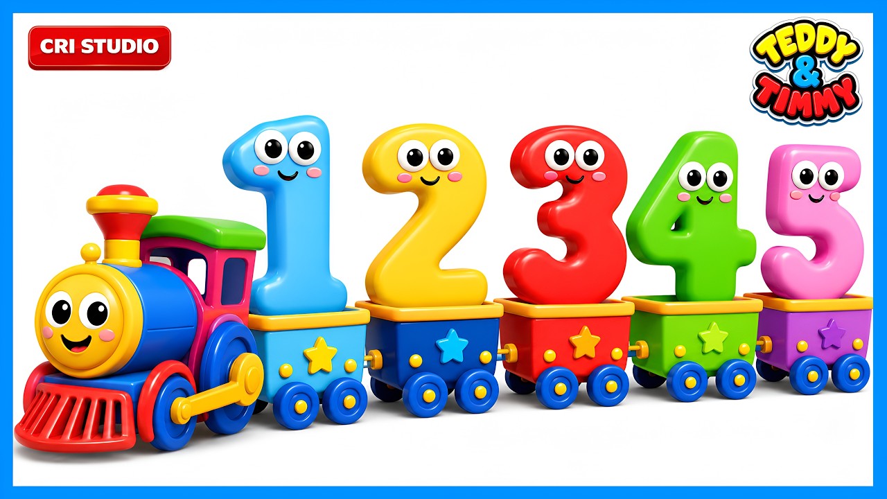 Learn Counting from 1 To 10 | 1234 Number Names | 123 Numbers for Kids | 12345 Numbers Song
