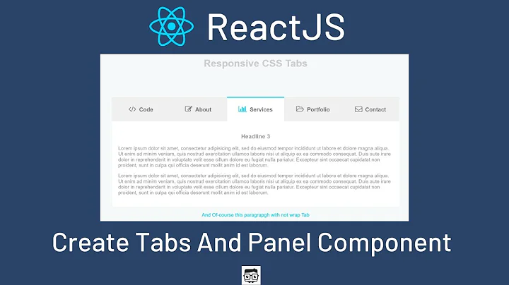 Create Tabs & Panel Component In ReactJS