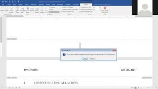 How to add page numbers, with the chapter or appendix number included, to a MS Word document.