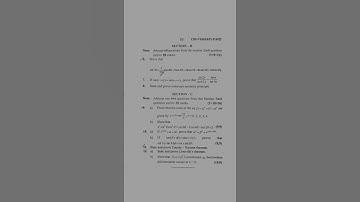 BSC/BA Sem. 6th Mathematics Question Paper CBCS Pattern Jammu University