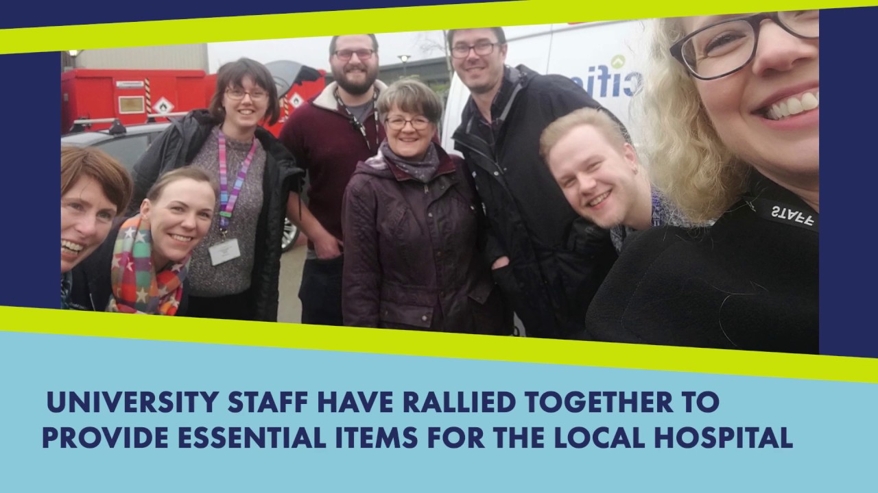 Students and Staff from Swansea University fight against COVID-19