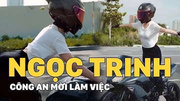Công an mời người mẫu Ngọc Trinh làm việc sau clip lái mô tô buông 2 tay | Sáng Ngày Ra