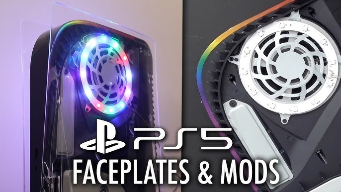 PS5 Custom LED buttons - Frosty White Mod 