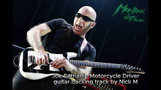 Joe Satriani - Motorcycle Driver guitar backing track by Nick M