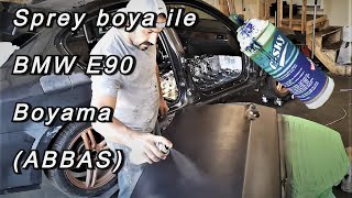 Car painting and car waxing with spray paint BMW 3 series E90 (ABBAS)