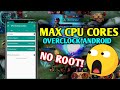 Overclock max cpu cores no root - kernel toolkit