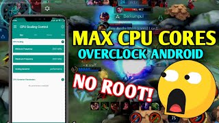 Overclock max cpu cores no root - kernel toolkit