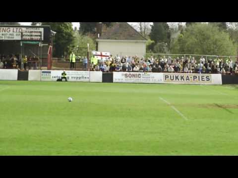 Kettering Town 0 - 1 Cambridge United Chris Holroy...