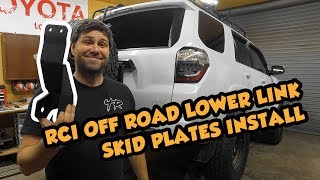 Protect Your Link Ends with RCI Lower Link Skid Plates | 5th Gen Toyota 4Runner