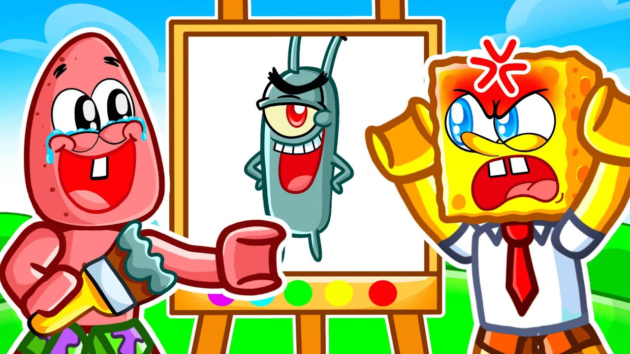 SpongeBob vs Patrick SPEED DRAW in Roblox!