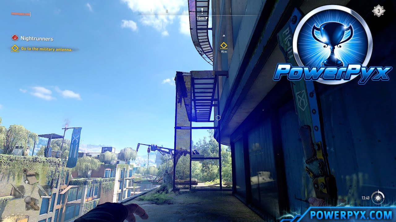 Dying Light 2 Nightrunners Quest How to Climb the Military Antenna