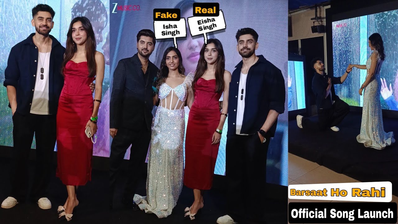 UNCUT –Barsaat Ho Rahi | Official Song Launch |Avinash Mishra, Isha Singh, Eisha Singh, Muskan Bamne
