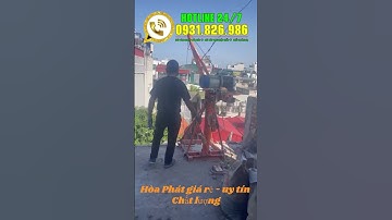 Khung cẩu xoay 360 độ kết hợp tời điện đa năng. Cẩu xoay mini, tời điện xây dựng#xuhuongyoutubeshort