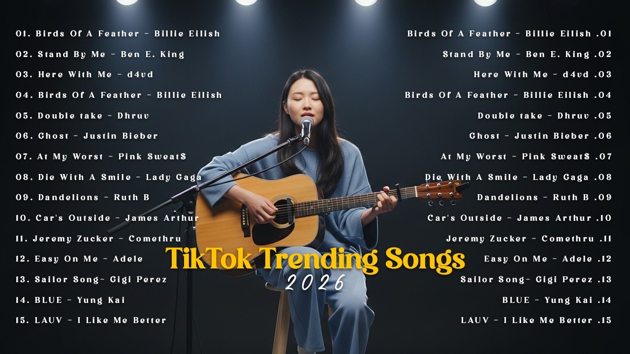 TikTok Trending Songs 2026 🔥🎧   Chill & Positive Vibes   Top Acoustic Songs ~ Blue, Comethru