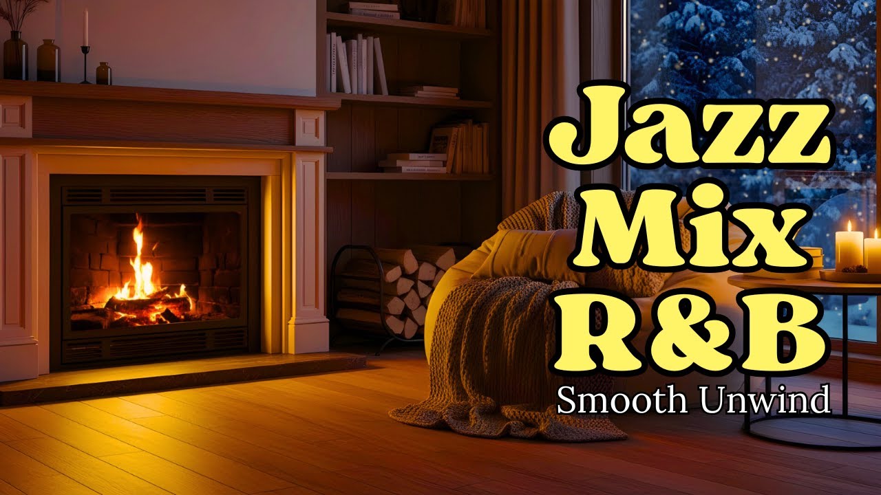 🌌 Late Night Winter Jazz R&B ❄️ Soulful Instrumental for Focus, Study & Holiday Productivity