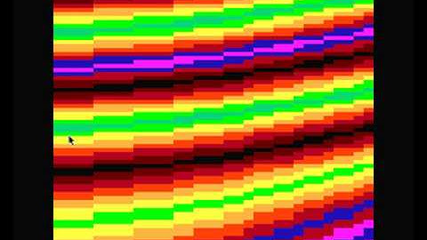 first experiment at combining plasma & hsync music on a coco II