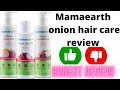 Mamaearth onion hair care kit review / hairfall control / Tamil / honest review