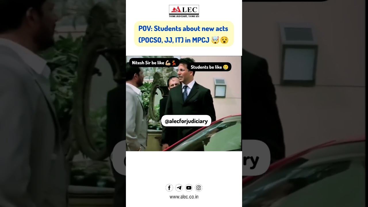 Newly added subjects POCSO, Juvenile Justice and IT Act is hurdles for MPCJ 2023 Exam🤔🤔 